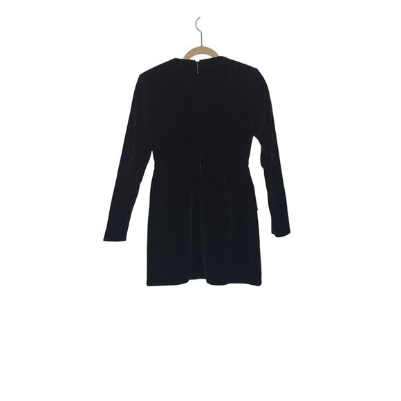 Tuckernuck Black Velvet Haley Dress Sz 2 - Picture 7 of 8